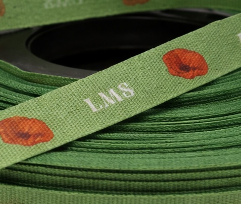 Tasiemki personalizowane prążkowane rypsowe